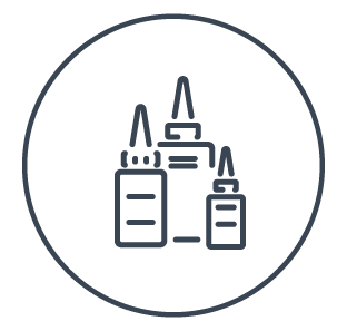 Cyanoacrylates and anaerobics